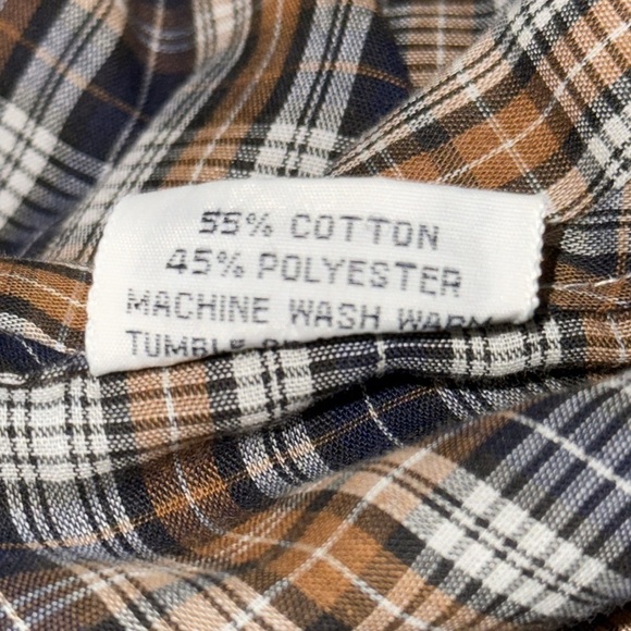 Vintage Cotton/ Polyester Blend Button Down Blouse -Size *See Description - Picture 9 of 10